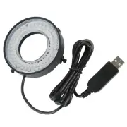 Microscope 72 LED Ring Light USB 5V Adjustable Focus Dimmer Illuminator Lamp j