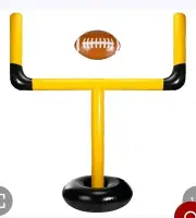 Inflatable Jumbo Football Goal Touchdown Y Frame New With Football 54"