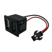 USB Female Base Type-C -Layer Socket USB A Female Lamp Charging Socket 6739