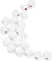 ULTECHNOVO 40pcs Aerosol Can Accessories Replacement Nozzles Spray Nozzle Graffiti Nozzle Fun Keychain Nut Cover Bolt Cover Sprayer Nozzle Front Protective Cover Bottle Caps Nozzle White Pe