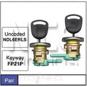 Nice Door Lock Barrel - Pair, NDL66E