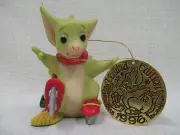 Whimsical World Of Pocket Dragons Christmas Skates & Limited Ed Ornament NIB