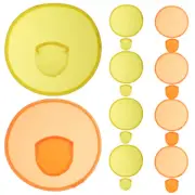 16 Pcs Round Fan Foldable Flying Disk Fans Folding Disc Travel