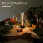AU Minimalist Desk Lamp Touch Control USB Rechargeable Portable Modern Dimmable