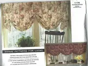 Vogue Sewing Pattern 1176, Four Styles of Window Shades, Blinds, Uncut