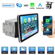 10.1" Apple CarPlay Car Stereo Radio Android 11 GPS WiFi 2DIN FM BT Player+Cam