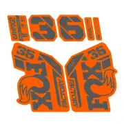 Fork Sticker for 2025 FOX 36 Factory step cast MTB Mountain Bike Orange Gray