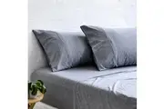 Gainsborough Cotton Jersey Sheet Set- Grey Marle