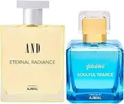 AND Eternal Radiance EDP 50ML & Global Desi Soulful Trance EDP 100ML +2 Perfume Testers