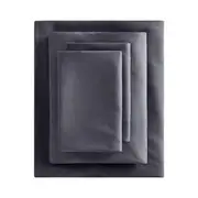 Grey Microfiber Fitted Flat Sheet Set