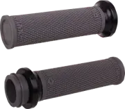 ODI Ruffian Lock-On Street Grips - TBW - Graphite/Black V30HTWH-B