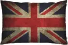 Pillow Cover UK Flag Vintage Design Retro Style The Union Jack British Flag