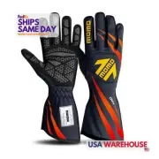 Momo Automotive MOMGUCORPRONVY10 Navy Blue Nomex Driving Gloves Pair M Performan