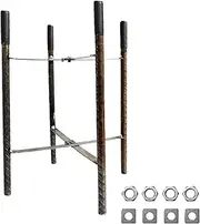 Rebar Cage for TRAYIU Diameter 3in Sun Shade Poles, Unfolded Size 6.7in X 6.1in
