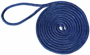 Marpac Double Braided 5/8" x 35' Nylon Dock Line Blue
