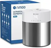 Humidifiers for Bedroom Large Room Ultrasonic Cool Mist with Stainless Steel Tank for Boiling Cleaning, Top Fill Humidifier with Smart Humidistat & Timer, Sleep Mode for Baby, Plants (White)