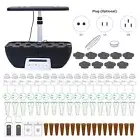 Hydroponics Growing System Kit 17 Pods Full-Spectrum Plant Grow Light Buil 4 AU