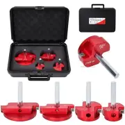 4 Piece Set PVC Pipe Reamer with 2 Carbide Square Blades, 1-1/2 Inch, 2 Inch,...