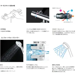 日本 TOTO TBV03418J 溫控恆溫水龍頭 SMA恆溫 抗污樹脂 蓮蓬頭 水栓 溫控淋浴 東陶 TMGG44E