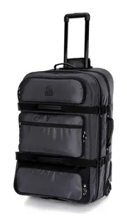 Granite Gear Water-Resistant Luggage Wheeled Duffle Lightweight With Big Wheels SofeCase Check In Large Travel Suitcase G8500C Dark Grey