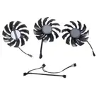3PCS Efficient 4Pin Cooling Fan for RTX3050 3060 3060TI Stable Operating Quiet