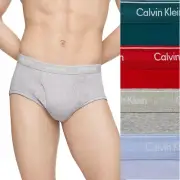 Calvin Klein Classic Fit Cotton Men’s Brief Slip 5Pack ,Multicolor Size X-Large