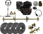 810mm DIY Rear Axle kit 6" Wheels+ 7HP 210cc Engine Motor Go kart ATV Bike Cart