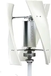 10000W Vertical Wind Turbine Generator Set, 220V Wind Power Turbine Generator Kit with Charge Controller for Home Factory Use (12V 24V 48V)