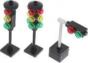 Toddmomy 1 Set Educational Traffic Light for DIY Miniature City Building Includes Traffic Signal Enhances Logical Thinking and Manual Skills for Adults