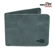 Mens Business Leather Wallet Men Executive Leather Wallet Modish Grey