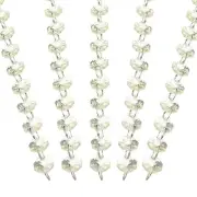 14 mm Crystal Garland Strands, 98.4 Ft Octagon Chandelier Bead String, Champagne