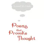 POEMS THAT PROVOKE THOUGHT