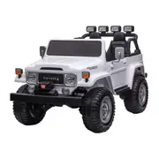 Licensed Toyota FJ-40 Electric Kids Ride On Car by Kahuna - White