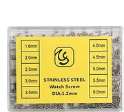 Gcerfby Watch Screws Replacement | Metal Tiny Watch Screw Replacement Screw | Self-Tapping Repair Electronic Screw Assortment Kit for Mobile Phones & Watches