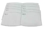 50PC PM2.5 Adult 5 Layer Activated Carbon Face Mask Filter Replacement FR DM SHP