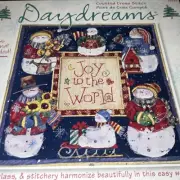 RARE NEW Dimensions Daydreams Counted Cross Stitch Kit 73020 “JOY TO THE WORLD”