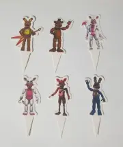 Cake Topper FNAF Five Nights At Freddy's 24pcs