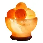 UMEKEN HONPO Rock Salt Lamp Round Ball Type Himalayan Salt Socket P... Brand New