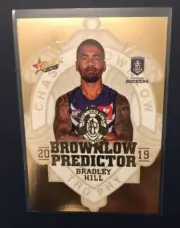 2019 AFL Select Footy Stars Brownlow Gold Predictor BRADLEY HILL BPG43 174/225