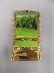 GOLF full color hologram insert trophy award weighted base