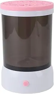 Cosmetic Supplies Cleaner Machine, Portable ABS PC and Silicone Quick Dry Makeup Brush Cleaner for Home
