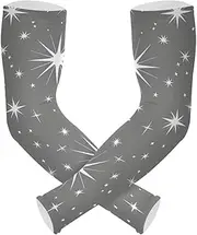 [Yoogain] UV Protection Cover Up Sleeve Starry Cooling Sleeves Sun & UV Protection Two Way Wearing Styles cubre brazos, Starry