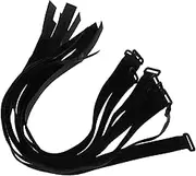 GOOHOCHY 10pcs Soccer Net Hook Loop Strap Fasteners Cable Management Fixing Belt for Soccer Goal Net