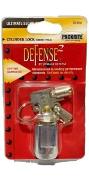 PackRite Storage Defense Cylinder Lock Defense 2 SS-2451 Overlock Key