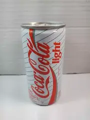 RARE Vintage Coca-Cola Light Can (Full) from Venezuela 80s/90s Pull Tab COKE Vtg