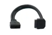 SYSTEM-S USB 3.0 Cable 25 CM 19 Pin Plug For 20 Pin Jack Motherboard Down