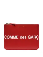 [COMME des GARCONS WALLET] Huge Logo Big Pouch