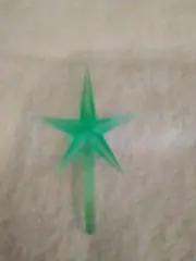 Medium Light Green Star for Ceramic Christmas Tree-Topper