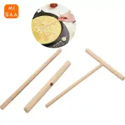 1pcs Crepe Maker Pancake Batter Wooden Spreader Stick Home Kitchen Tool Kit DIY