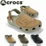 YUKON 皮革 CROCS 涼鞋